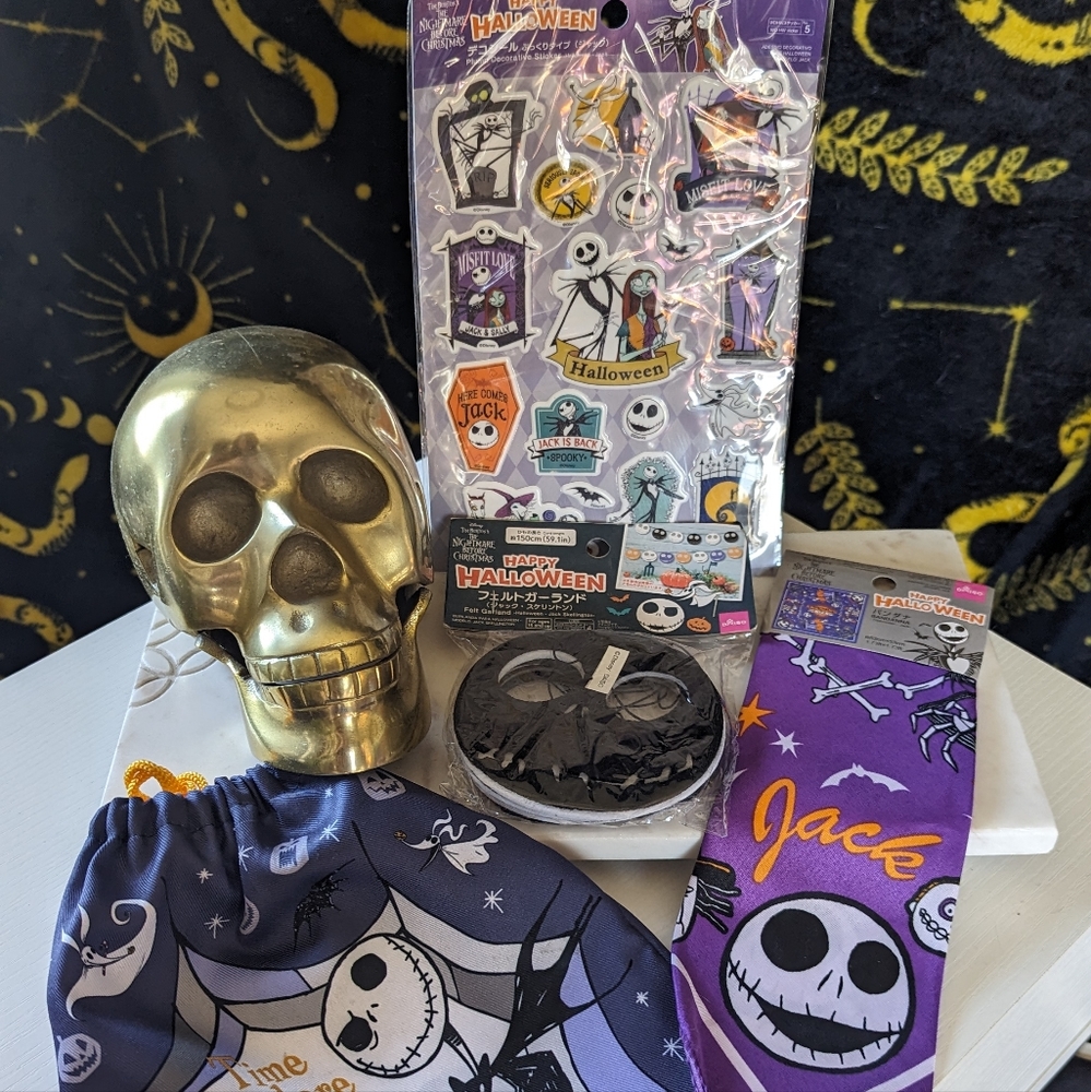 Nightmare before Christmas Jack Skellington Halloween Japanese gift package NBC
